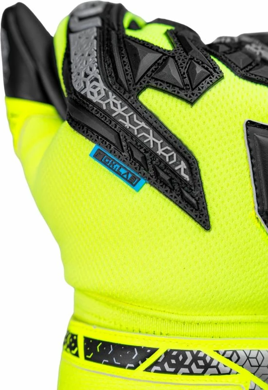 Dorëza për portier fëmijë Reusch, të zeza dhe të gjelbra