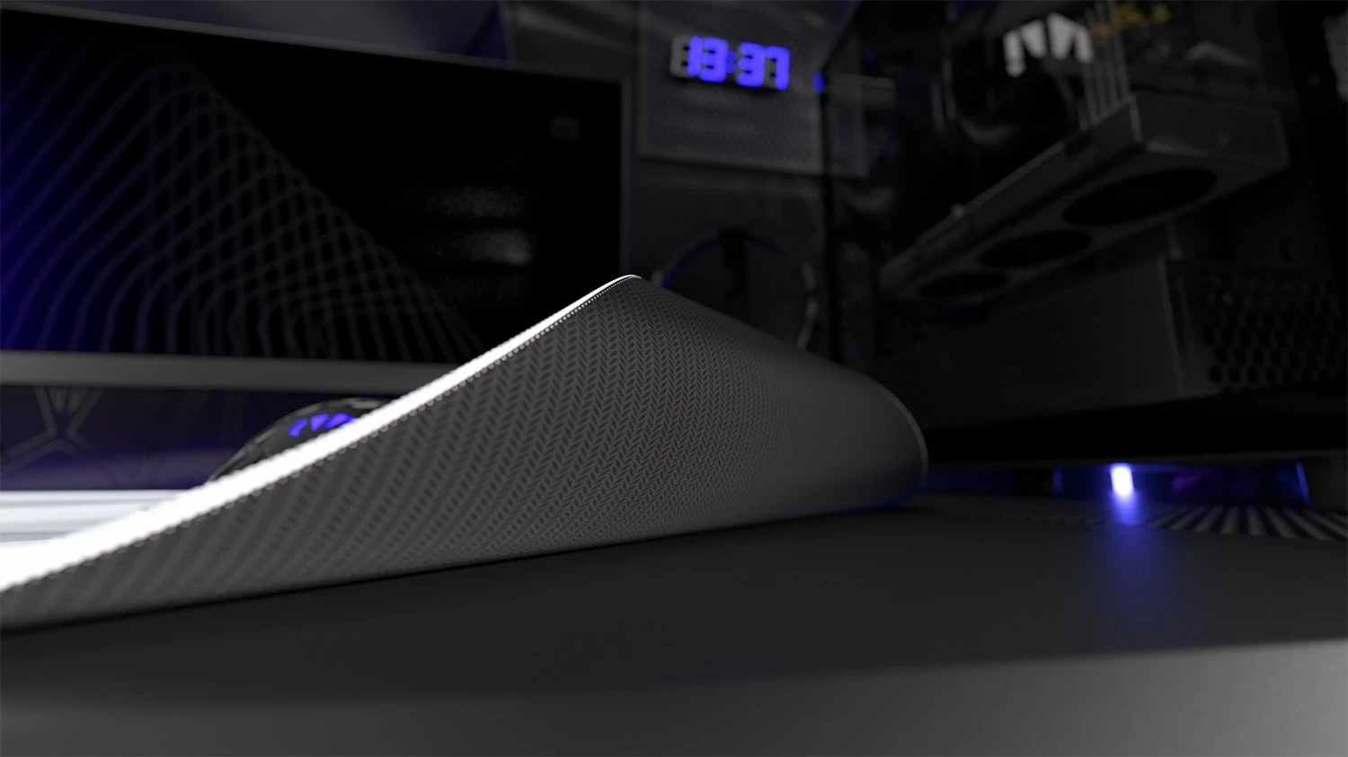 Mauspad Endorfy Crystal Onyx XL, e bardhë