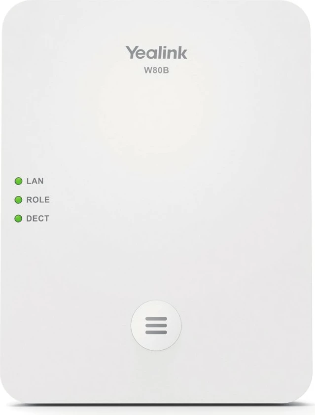 Sistem DECT IP Multi-Cell Yealink W80B, 1.8 - 1.9 GHz, i bardhë