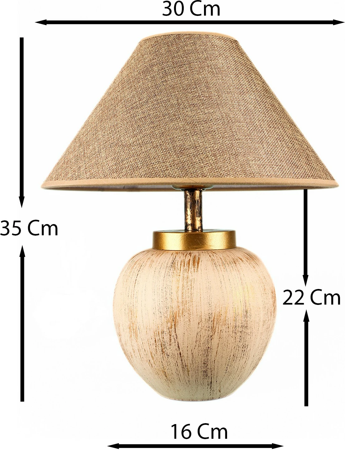 Llambë tavoline Opviq, BK011, ngjyrë bezhë