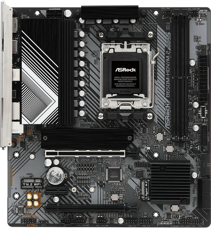 Pllakë amë ASRock B650M-HDV/M.2, Socket AM5, DDR5, mATX