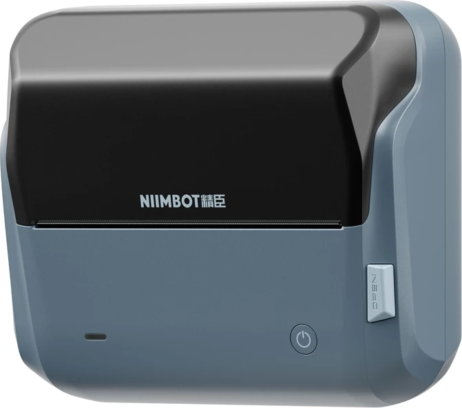 Printer etiketash termik portabël NIIMBOT B4 104 mm 203 dpi Bluetooth USB 2000 mAh blu