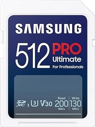 Kartë kujtese Samsung PRO Ultimate SDXC, 512GB, UHS-I U3