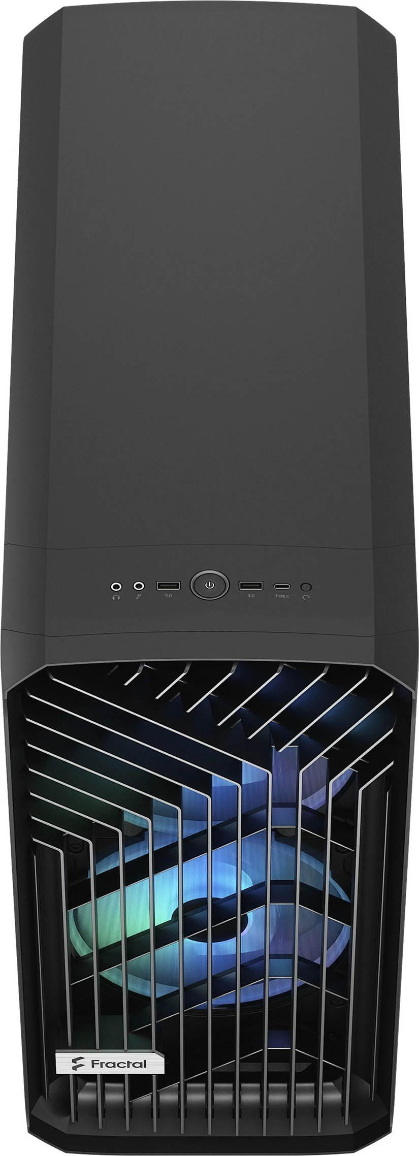 Kasë Fractal Design Torrent, Tower, PC, ATX, EATX, ITX, micro ATX, SSI CEB, Tempered glass, Gaming, e zezë