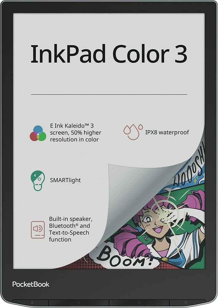 Lexues elektronik PocketBook InkPad Color 3, 32GB, gri