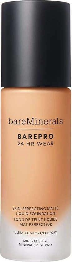 Fondatinë e lëngshme për femra bareMinerals BarePro 24HR Wear Skin-Perfecting Matte Liquid Foundation Light 27 Neutral 30ml