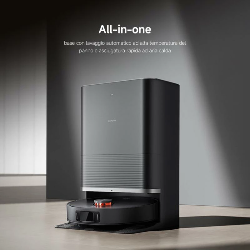 Fshesë me korrent robotike, Xiaomi, X20 Max BHR9220EU, me stacion dokimi, e zezë