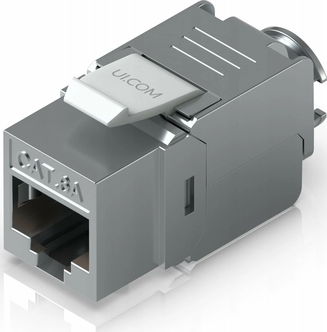 Keystone jack RJ45 Ubiquiti UACC-Keystone-Jack-C6A Cat6A, paketë 12 copë