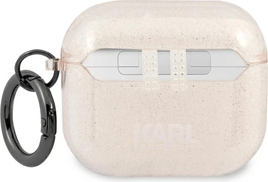 Mbështjellës Karl Lagerfeld KLA3UCHGD për AirPods 3, Glitter Choupette, Ari