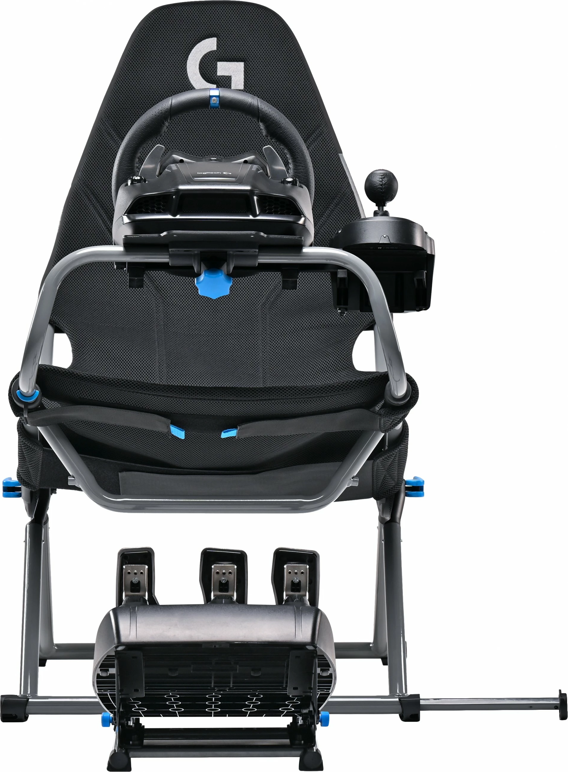 Karrige lojërash Playseat Challenge X Logitech G Edition, për konzolë, ngjyrë e zezë dhe gri