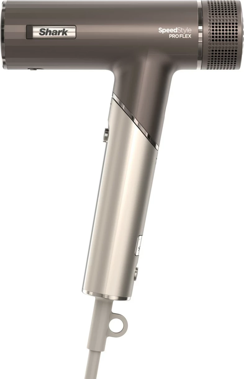 Tharëse flokësh Shark SpeedStyle Pro Flex HD542EU, 1700W, jonizim, 4 aksesorë, ngjyrë argjendtë