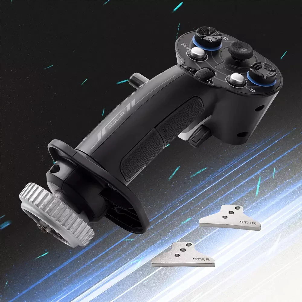 Grip add-on Thrustmaster Sol-R 3 AVA, 21 butona programmues, Z-axis, i dyanshëm, zi/kalter