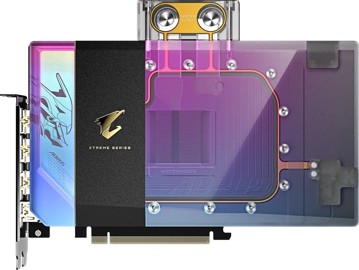Kasë grafike Gigabyte AORUS GeForce RTX 5090 XTREME WATERFORCE WB, 32GB GDDR7, e zezë