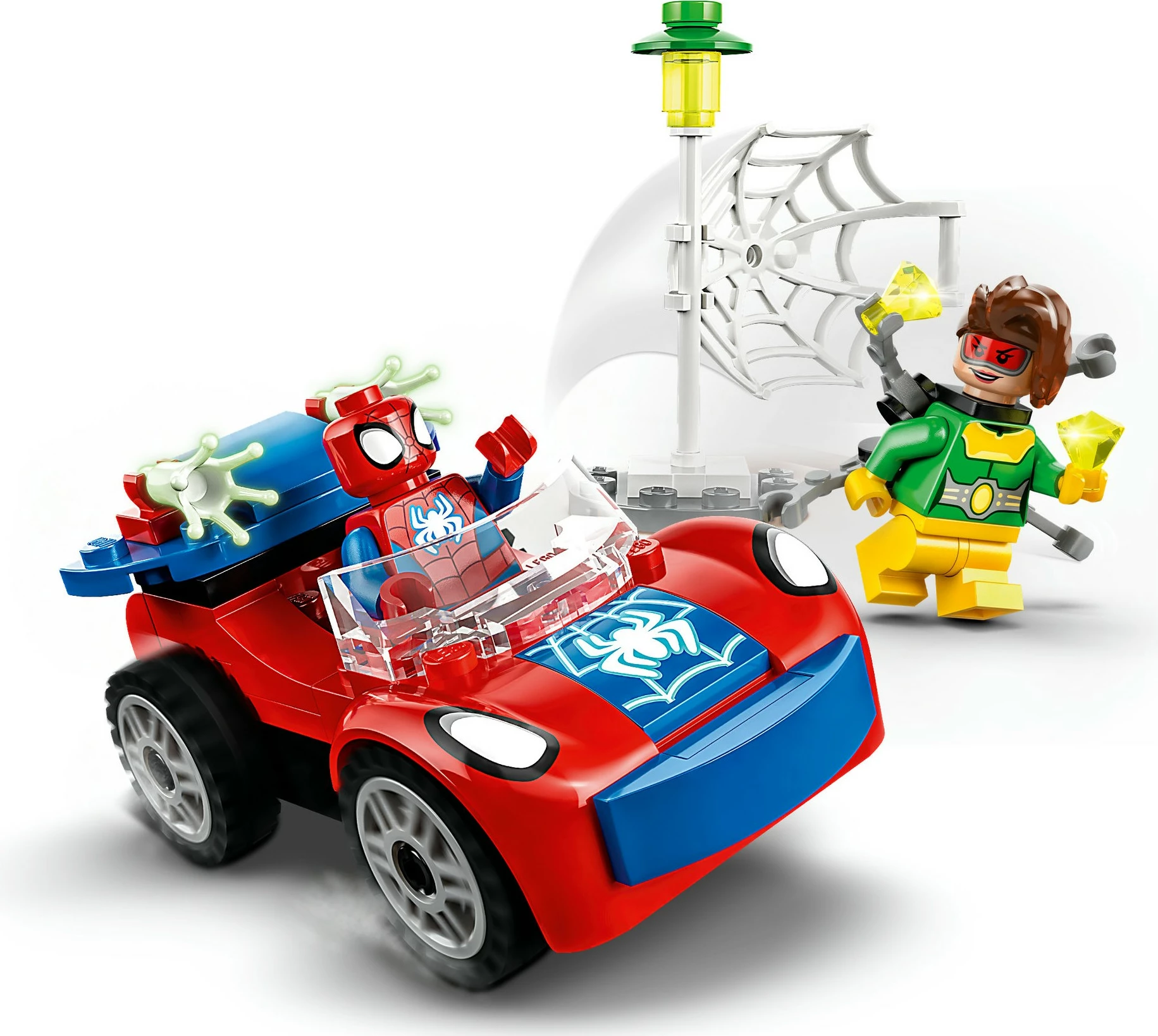 Set ndërtimi LEGO Marvel Spider-Man's Car dhe Doc Ock, 48 pjesë, shumëngjyrësh