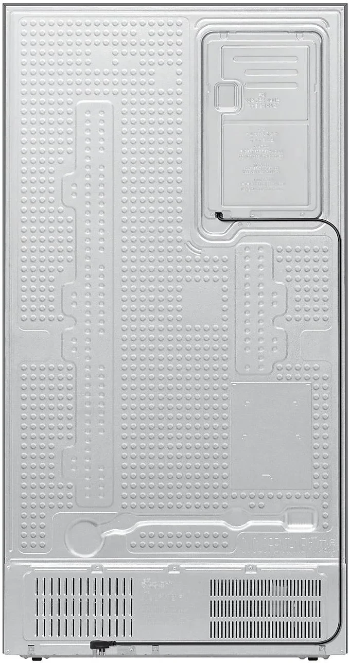 Frigorifer side-by-side Samsung RS70F65QDTEO 659L AI Twin Cooling Plus SpaceMax shpërndarës ujë/akull Wi‑Fi klasa D, argjendtë mat
