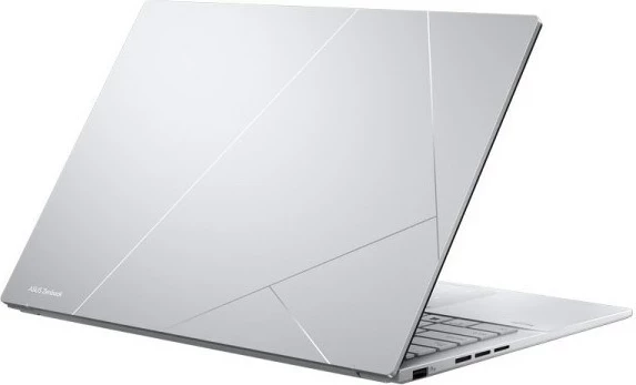 Laptop ASUS Zenbook 14 OLED UX3405MA-PP174W, Intel Core Ultra 5, 16 GB RAM, 1TB SSD, Foggy Silver