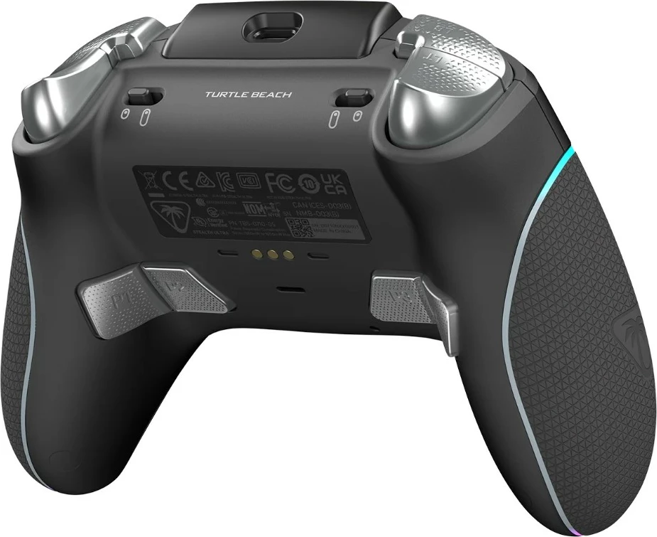 Kontroller gaming wireless Turtle Beach Stealth Ultra, me stacion karikimi, për Xbox/PC/Android, i zi