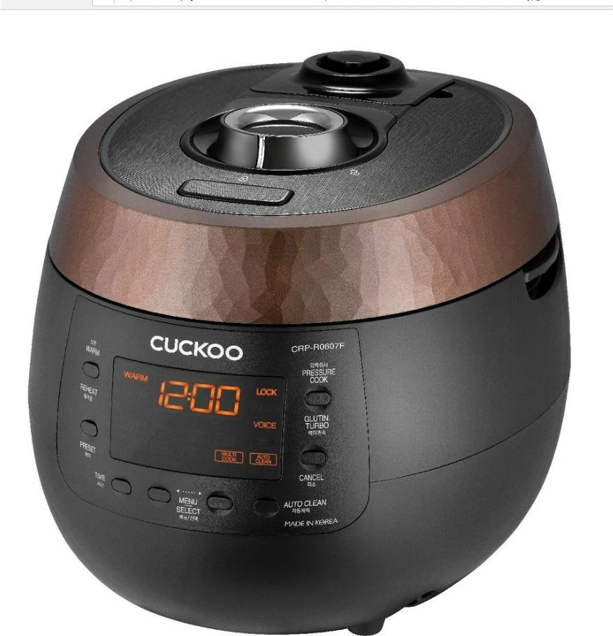 Reiskocher Cuckoo CRP-R0607F, 1.08L, digjital, zi/kafe