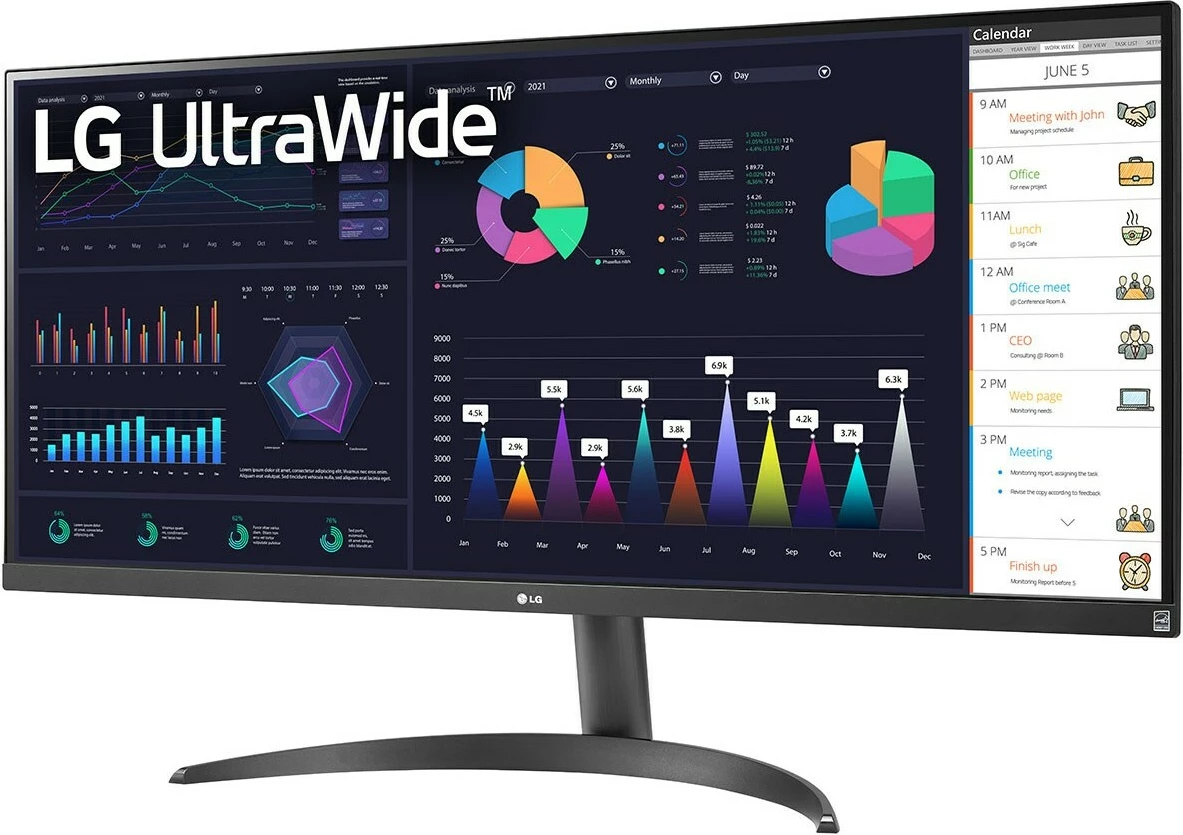 Monitor LG UltraWide 34WQ500-B, 34", UWFHD, 100Hz