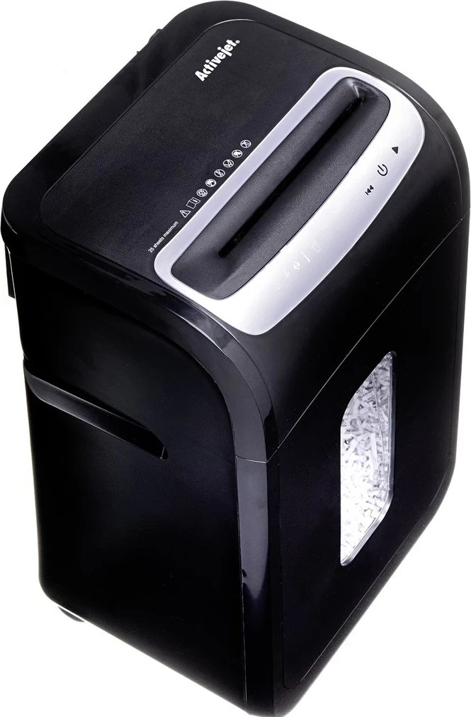 Activejet ASH-2502C Shredder for documents, black color