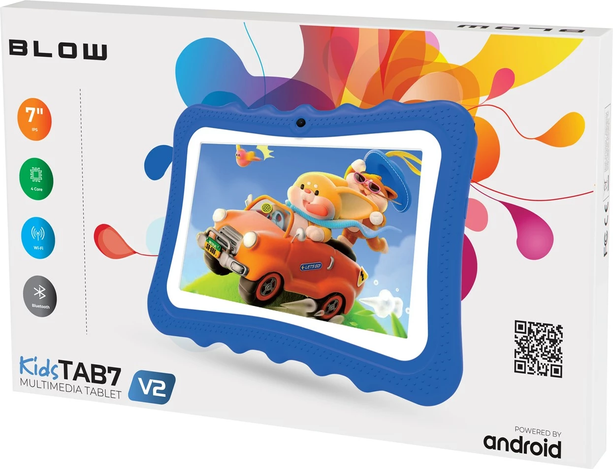 Tabletë BLOW KidsTAB7 V2, 7", 4/32GB, Android, kaltër
