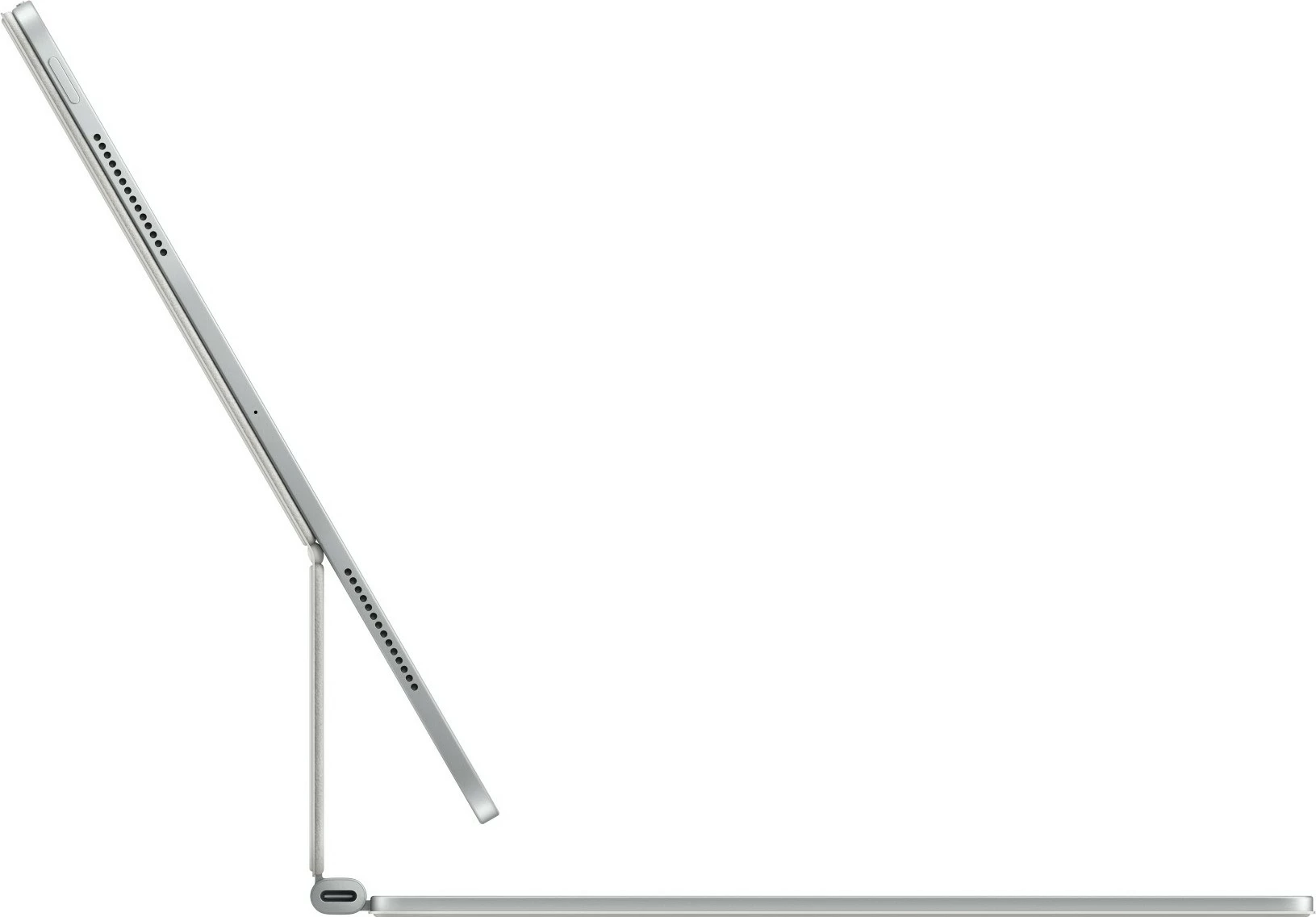 Tastierë wireless Apple Magic Keyboard për iPad Pro 13 M4, QWERTY, UK, bardhë