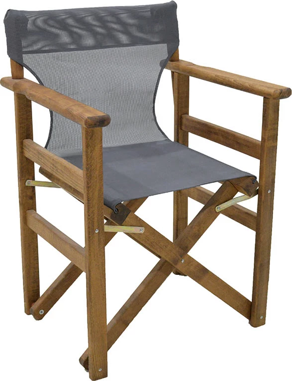 Tavolinë me karrige 5 copë Retto dru ahu ngjyrë arre-cope-gri-bardhë 80x60x72cm