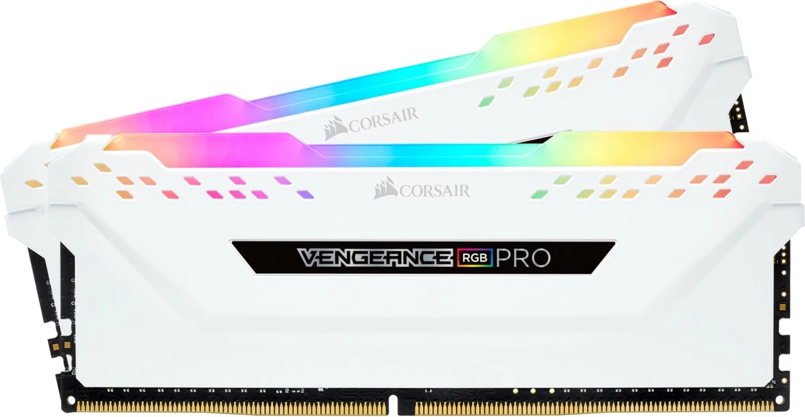 RAM Memorje Corsair Vengeance RGB PRO 32GB (2x16GB) DDR4 3200MHz, e bardhë