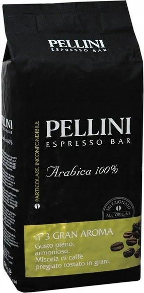 Kafe kokërr PELLINI Espresso Bar Gran Aroma, Arabica 100%, 1 kg