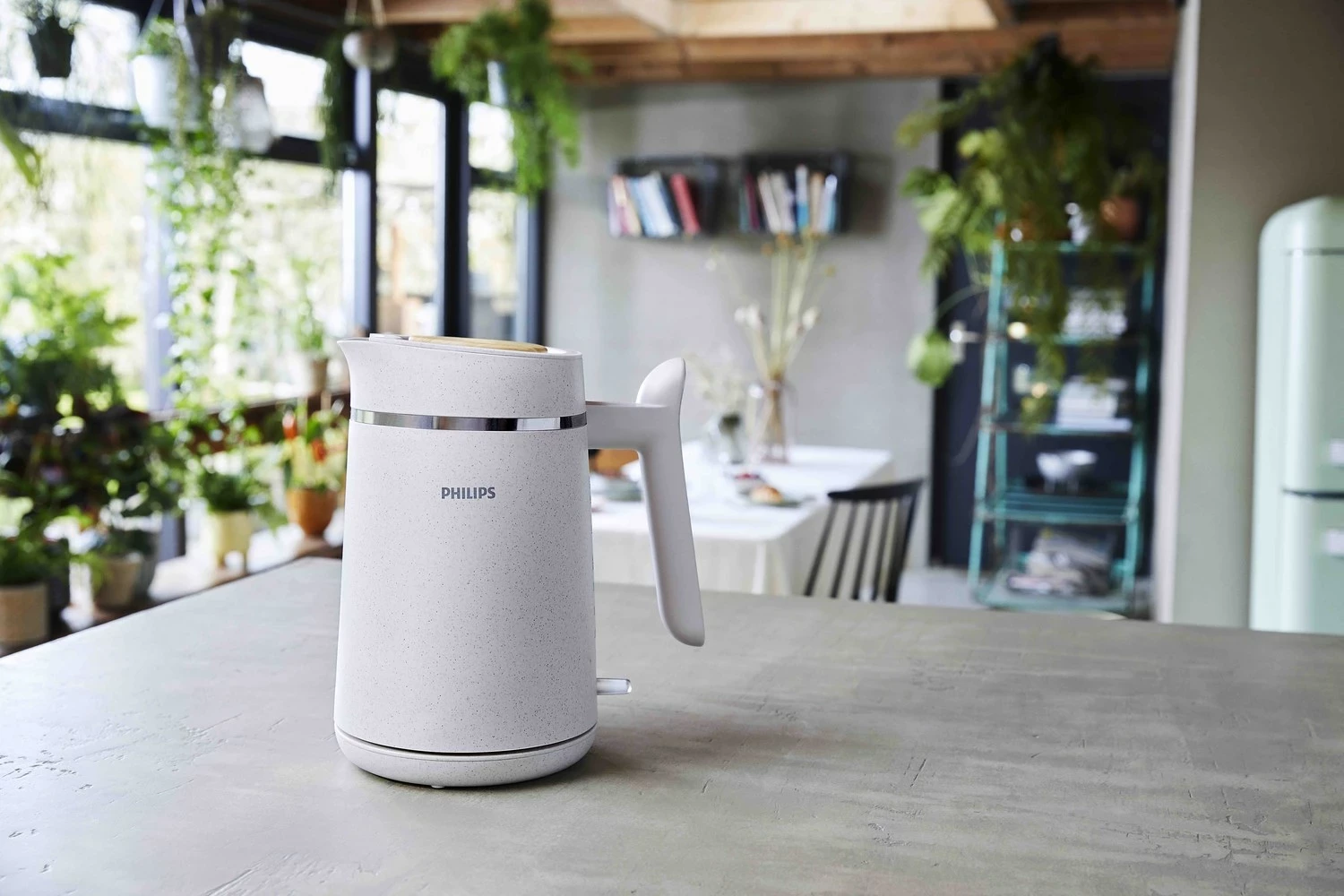 Çajnik Philips Eco Conscious Edition HD9365/10, 1.7 L, 2200 W, Bardhë