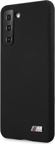 Mbështjellës BMW Silicone M Collection për Samsung Galaxy S21+, i zi