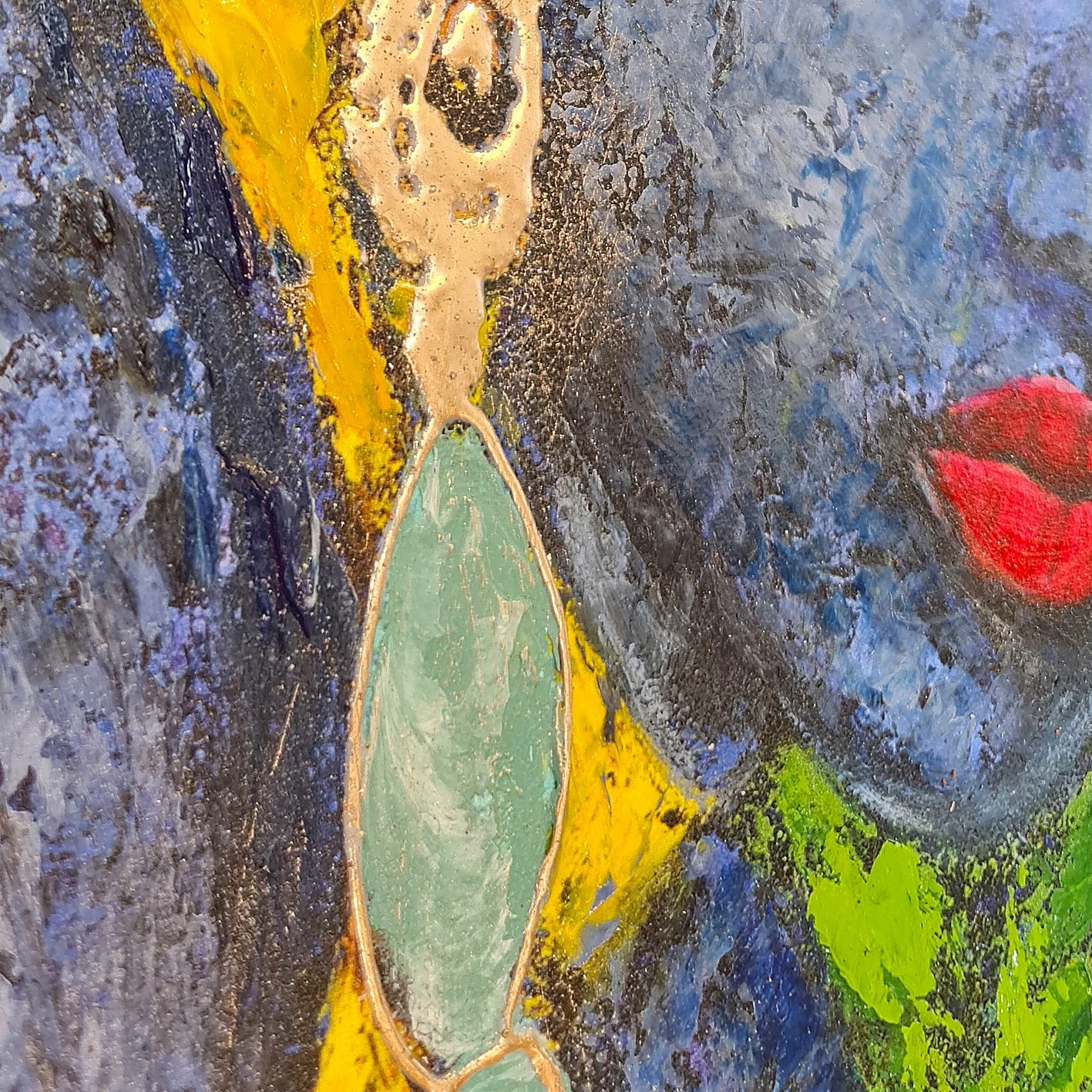 Pikturë dekorative me vaj, shumëngjyrëshe, Wallity, OPL2012638208, 100x140 cm