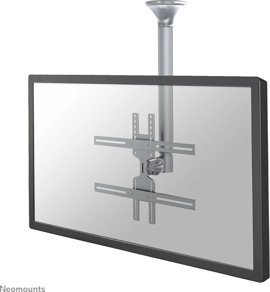 Mbajtës tavani për TV Neomounts FPMA-C400SILVER, deri 60 inç, rregullim lartësie, argjendtë