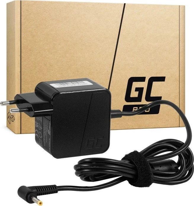 Adapter Green Cell AD76PV2 për laptop, 45 W, i zi