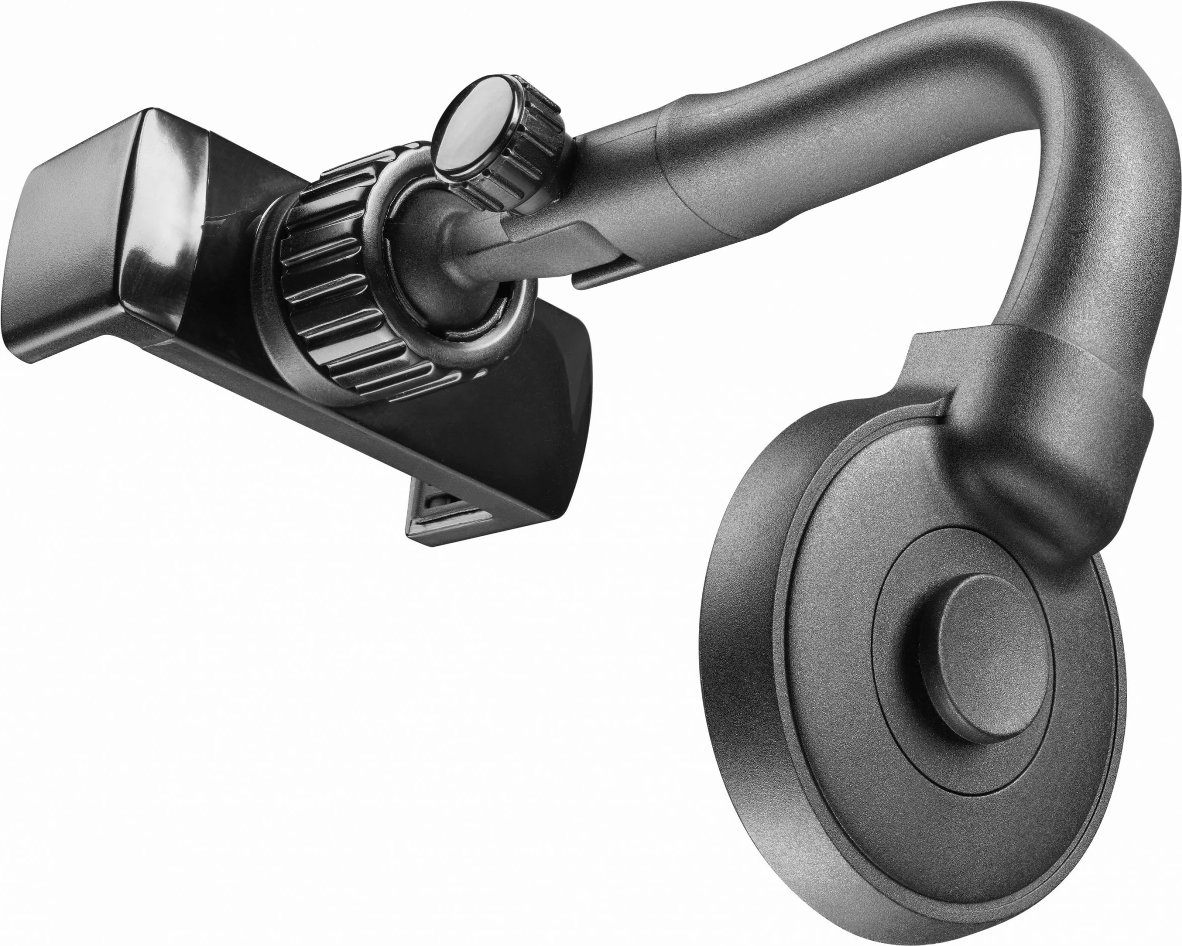 Mbajtës veture Cellular Line Spin Display, për celular, 360°, metal, zi