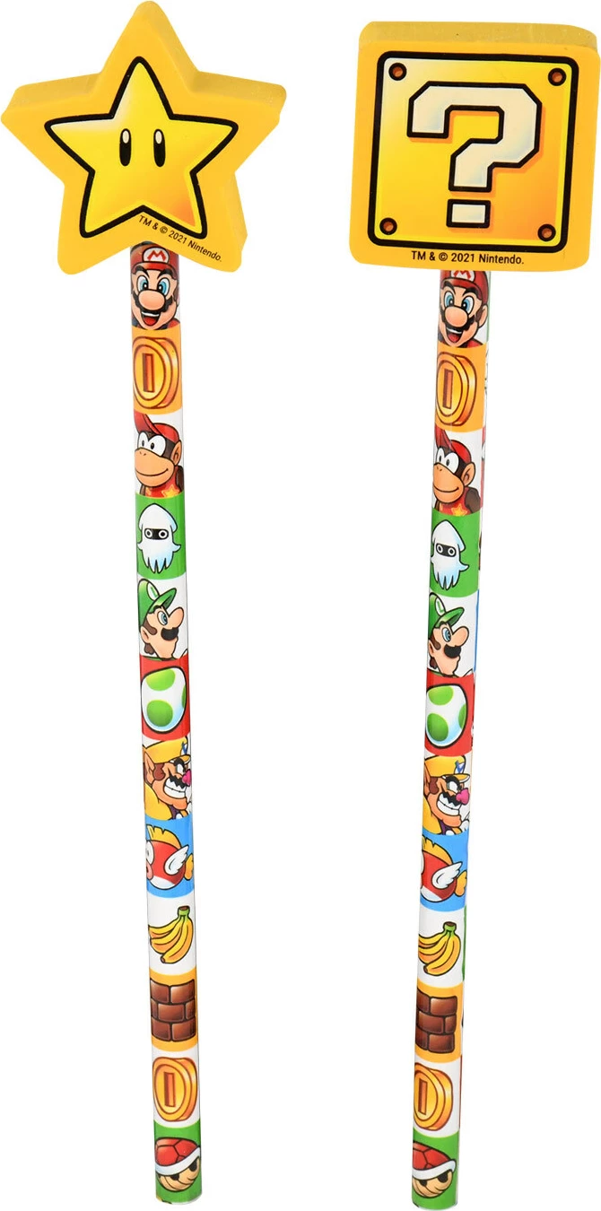 Set lapsash Pyramid International Super Mario Colour Block, me gomë, 2 copë