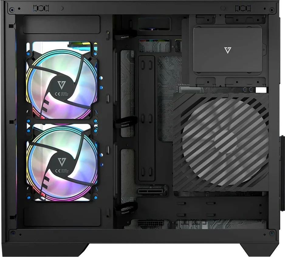 Kasë MODECOM Volcano Panorama NF Midi, ATX, ITX, Micro ATX, Gri