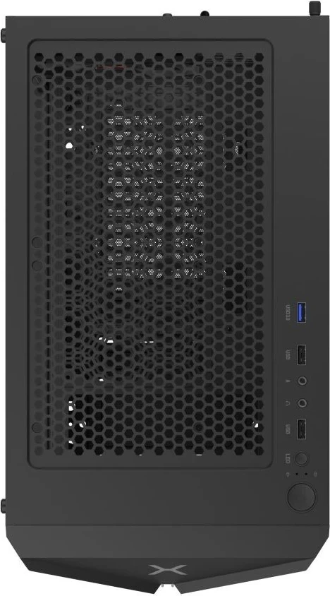 Kasë kompjuterike Krux Astral, e zezë 