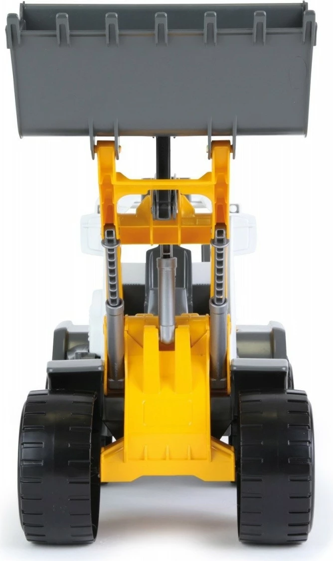 Lodër ekskavator Lena Worxx Liebherr L 538, plastikë, 48 cm, verdhë/gri/bardhë