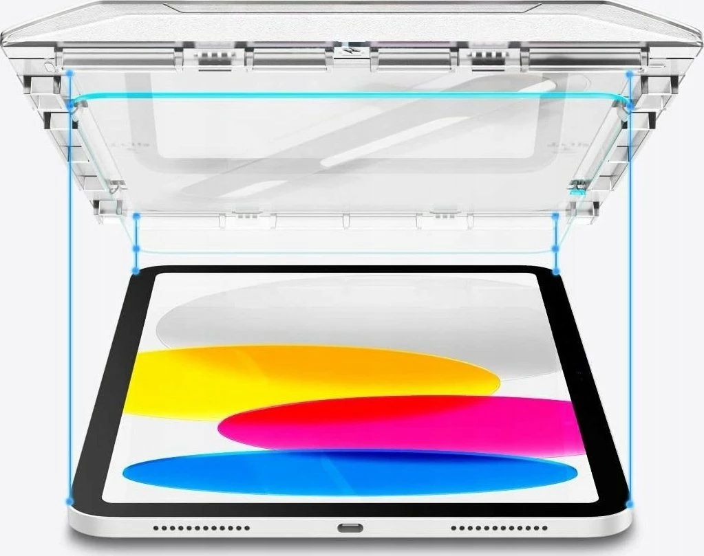 Mbrojtës ekrani xham i temperuar Spigen GLAS.tR EZ Fit për iPad 10.9\", transparent, set 1 copë
