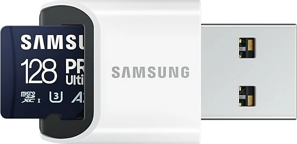Kartelë MicroSDXC Samsung MB-MY128SB/WW, 128 GB, UHS-I, Blu