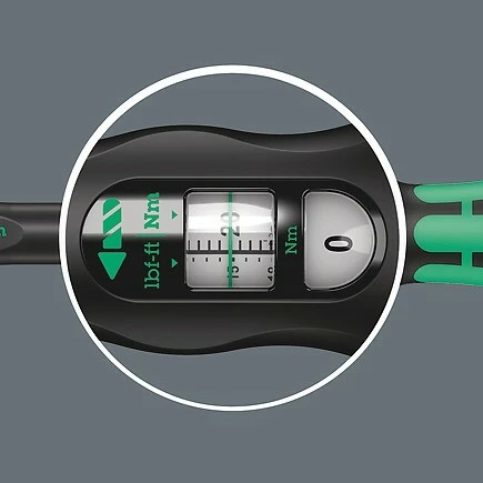 Çelës momenti Wera Click-Torque C 2, 1 copë, zi, gjelbër