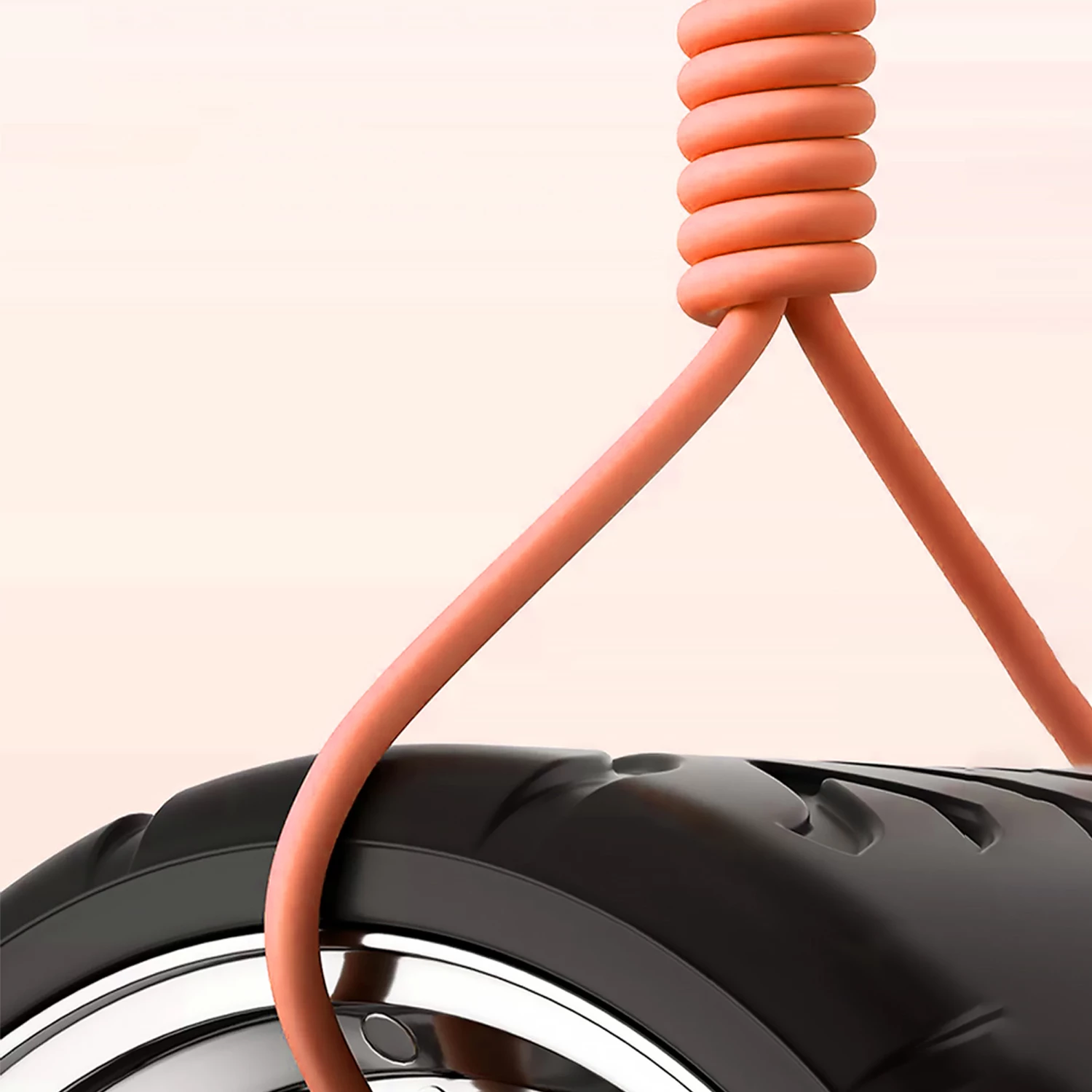 Kabllo karikimi Dudao L24CL USB-C në Lightning, 1m, 30W, portokalli