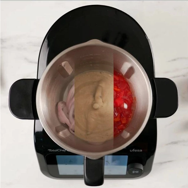Robot kuzhine UFESA TotalChef RK6 1200 W, tas inox 3.5 L, ekran 7\" touch, Wi-Fi, peshore e integruar, me aksesorë