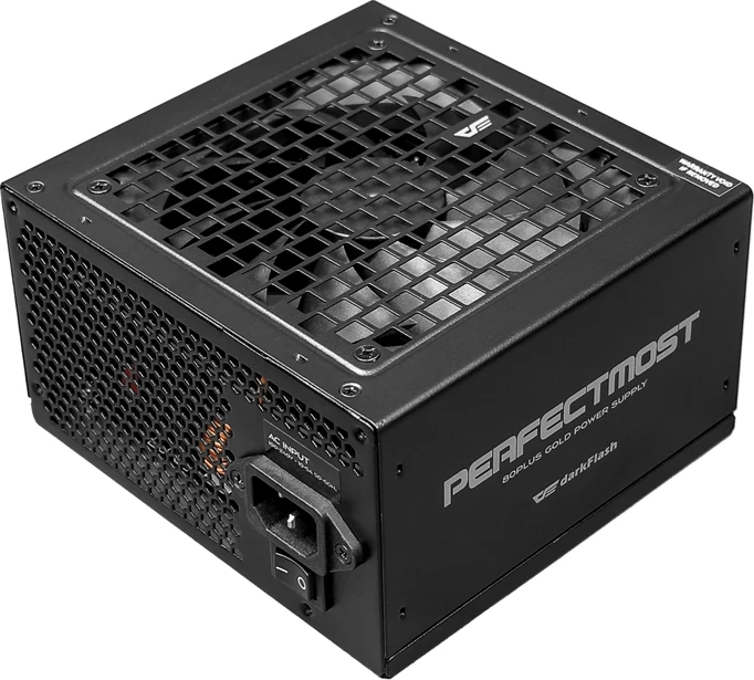 Kasë energjie Darkflash PMT750, 750W, 80 Plus Gold, modulare, e zezë