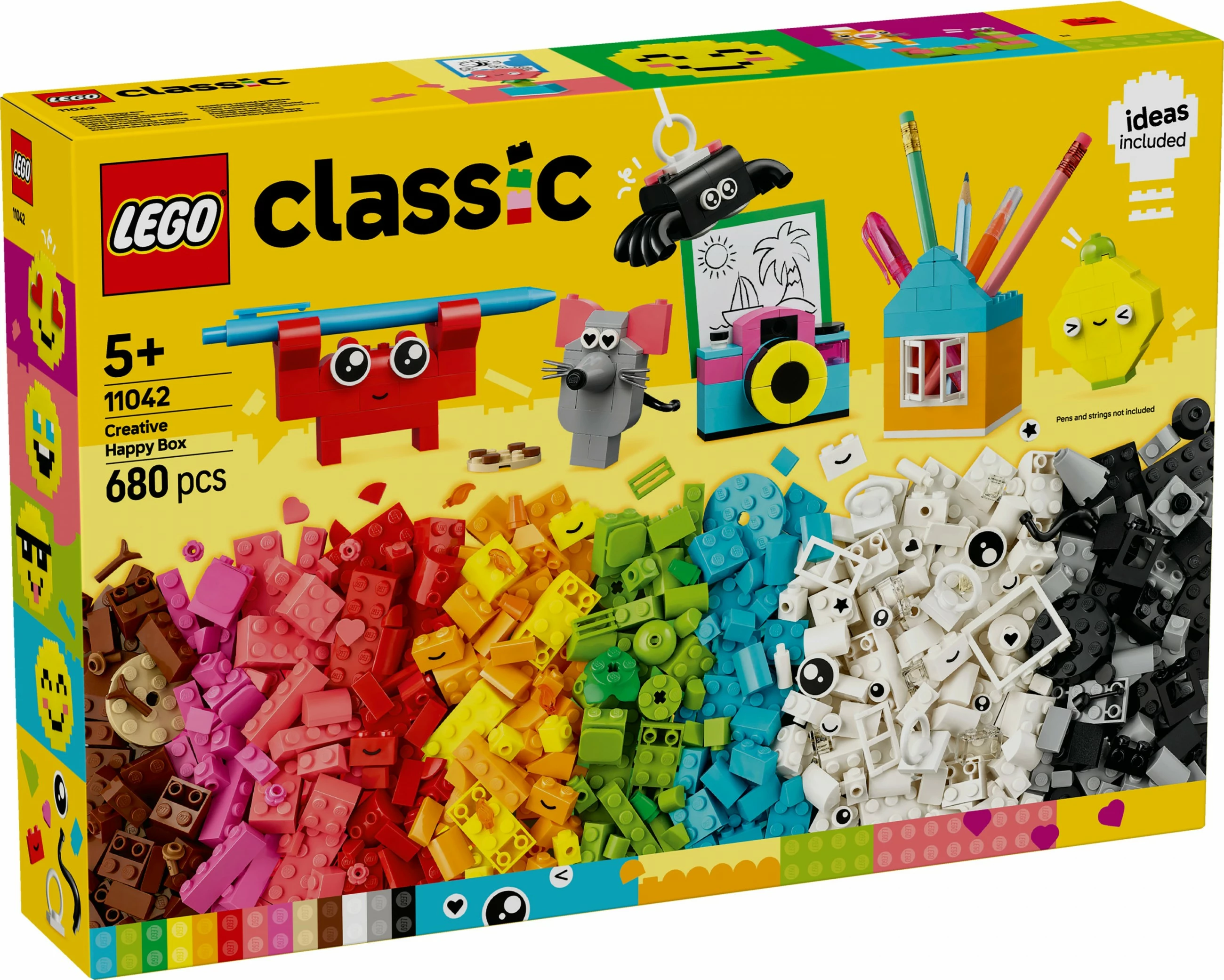 Set ndërtimi LEGO Classic 11042 Kreative Spabox 680 pjesë multikolor
