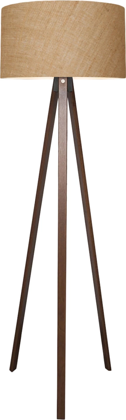 Llambë dyshemeje tripod, ngjyrë arre, kapak bezhë FH7578.01