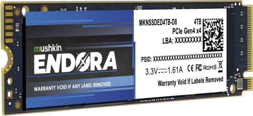 SSD M.2 4TB Mushkin Endora NVMe PCIe4.0 x4
