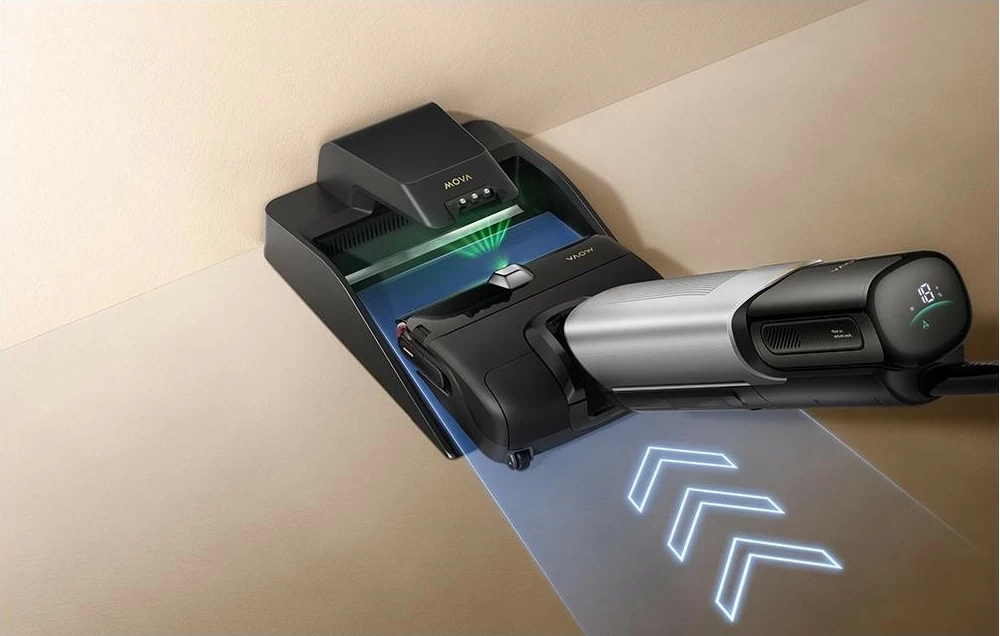 Fshesë me ujë dhe tharje Mova X4Pro, 512, 5000mAh, argjendtë