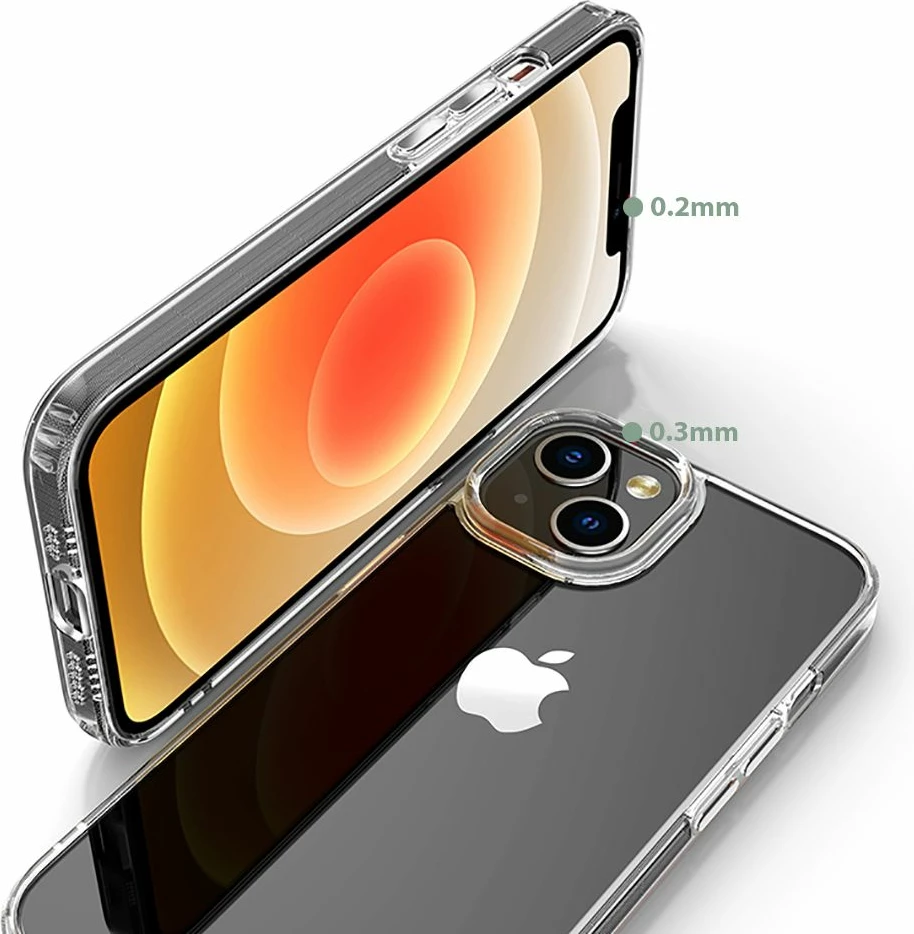 Mbështjellës Tech-Protect FlexAir Hybrid për iPhone 11, Transparent